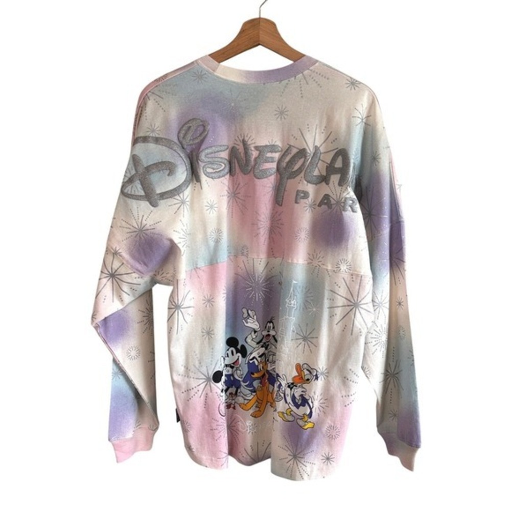 Disneyland Paris Like New Pastel Fireworks Glitter Puffy Lettering Consign - Picture 6 of 11